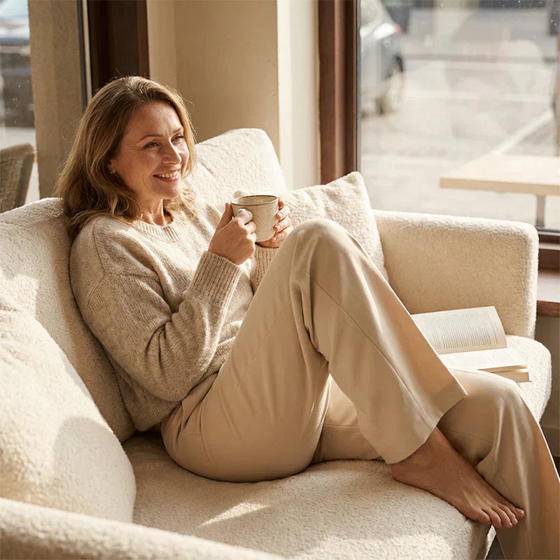 Ravella | Chic hoge taillebroek met flatterende pasvorm voor werk en elegante momenten