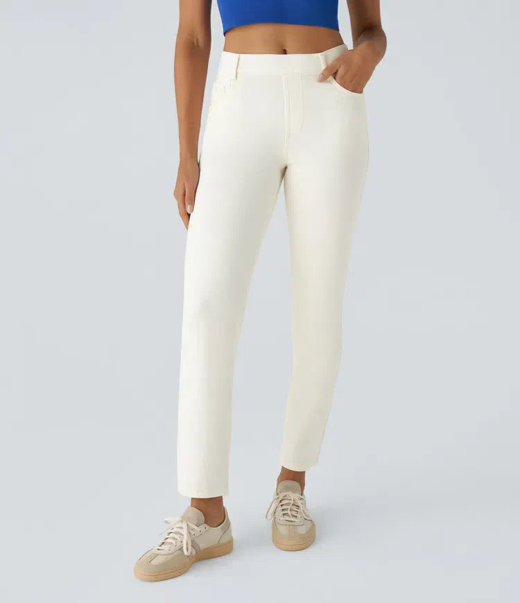 Romélia | Hoge Taille Ultra Comfortabele Broek met Casual Chic Stijl