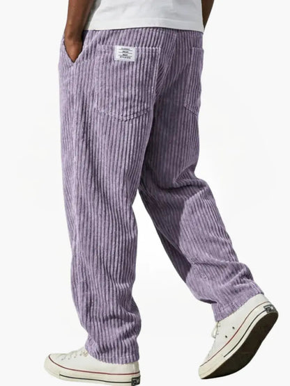 Leandro | Ribfluwelen Comfortbroek