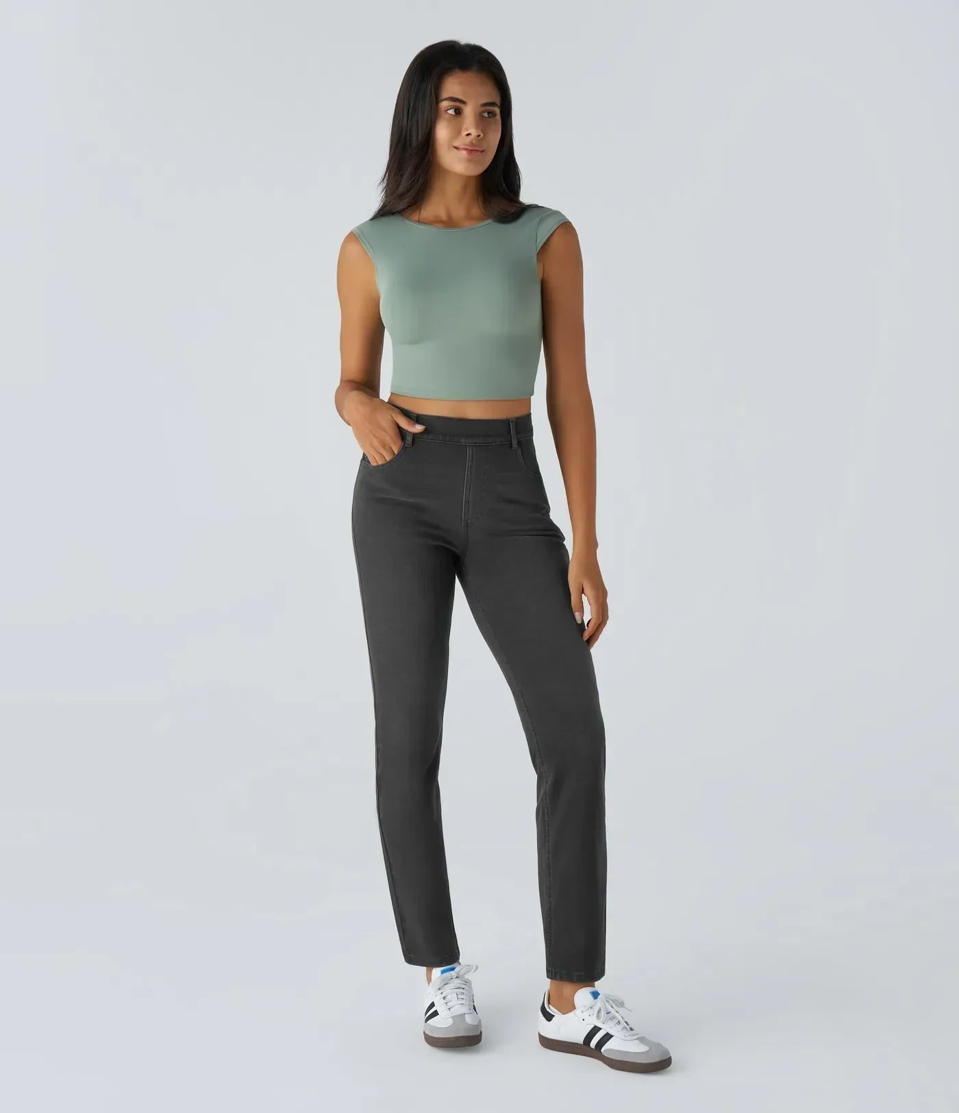 Romélia | Hoge Taille Ultra Comfortabele Broek met Casual Chic Stijl