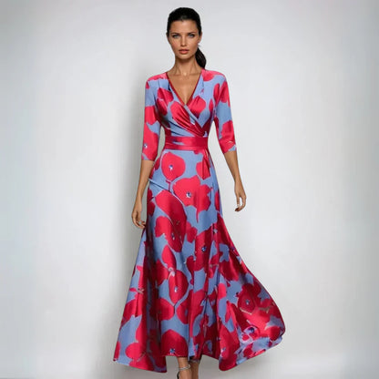 Elvéra | Elegante en veelzijdige bloemenjurk
