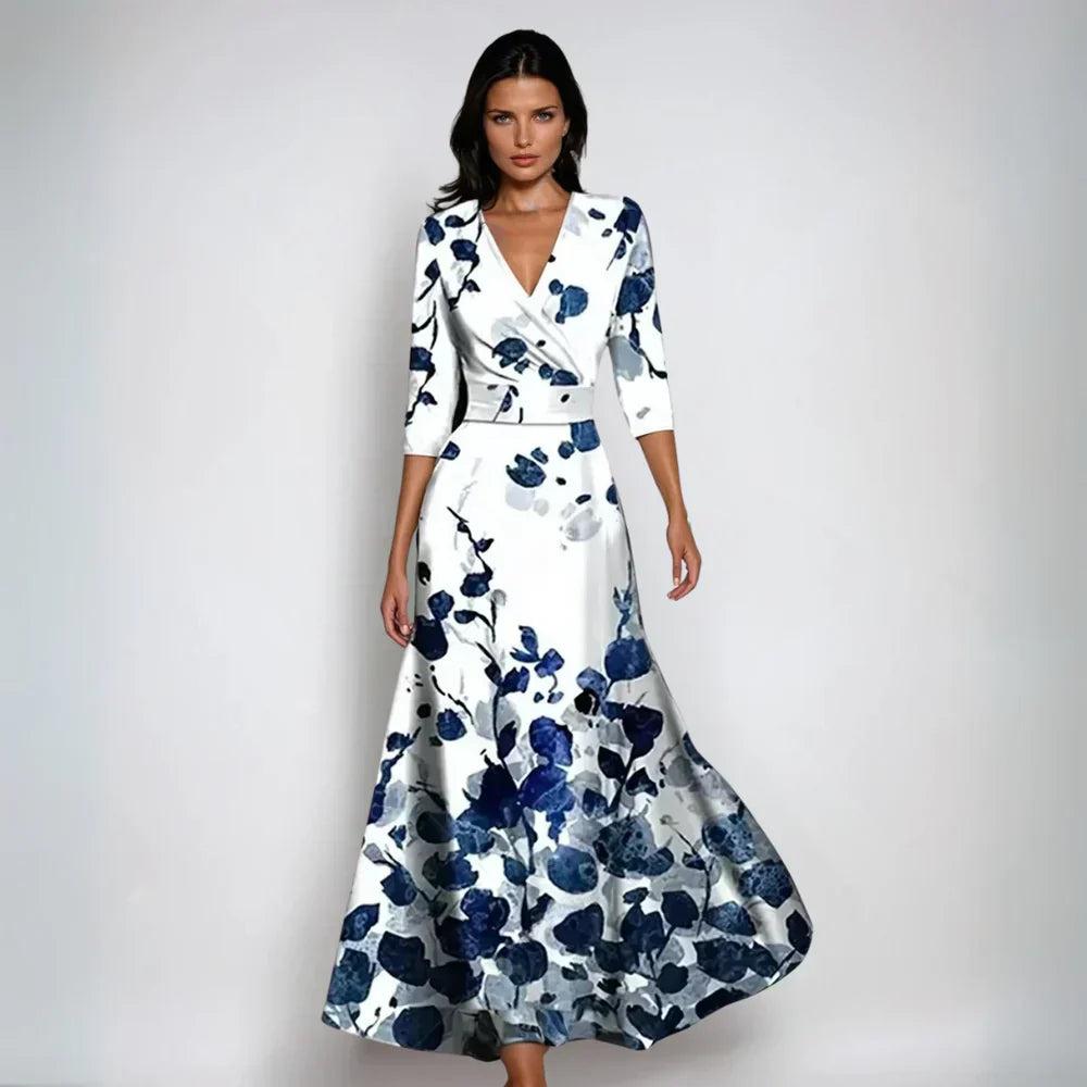 Elvéra | Elegante en veelzijdige bloemenjurk