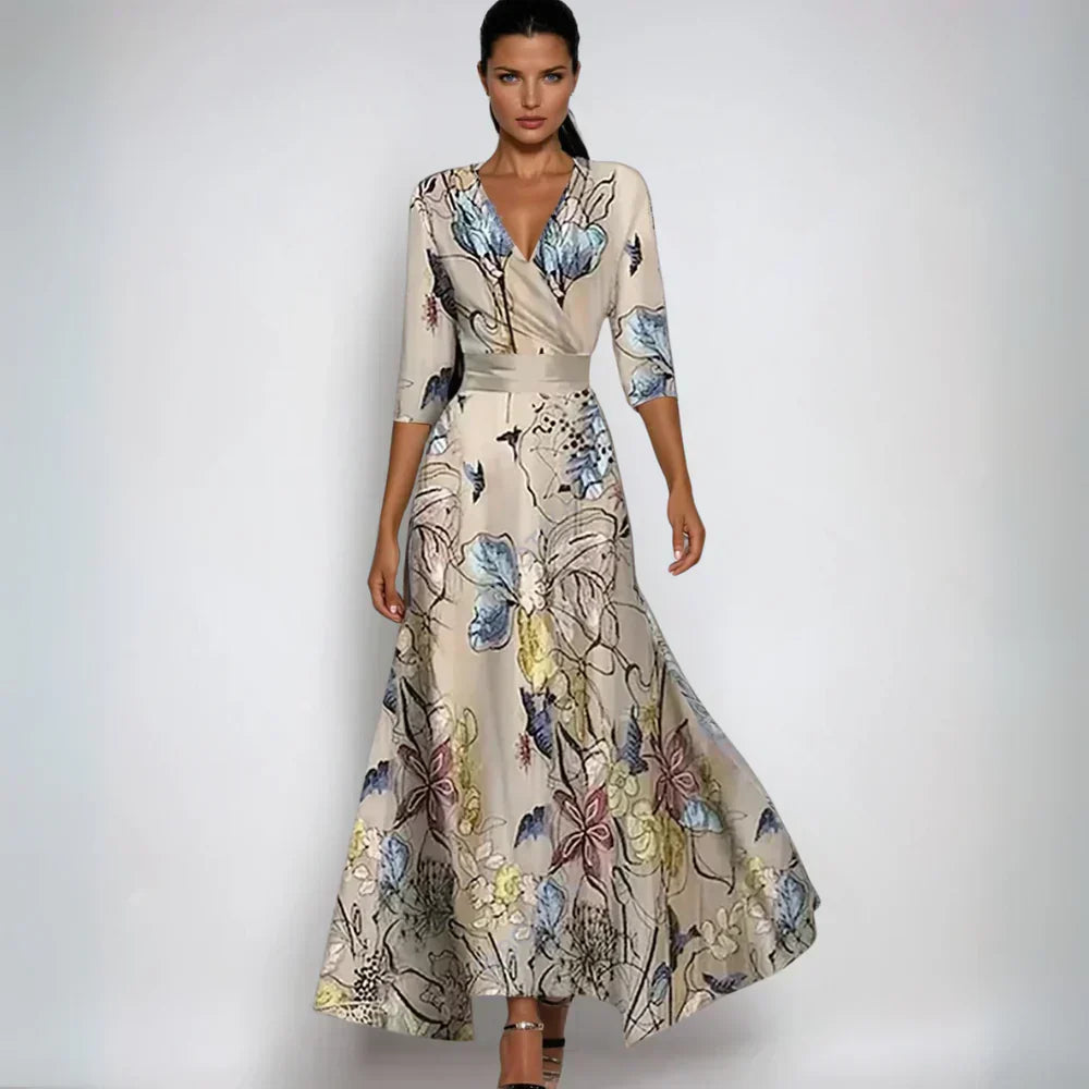 Elvéra | Elegante en veelzijdige bloemenjurk