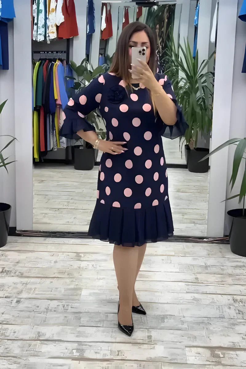 Zelora | Elegante midi-jurk met tijdloze flair