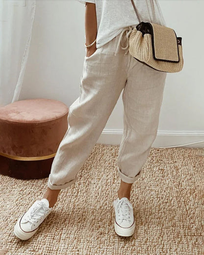Fiorella | Casual Damesbroek met Ademend Comfort en Tijdloze Elegantie voor Elke Dag