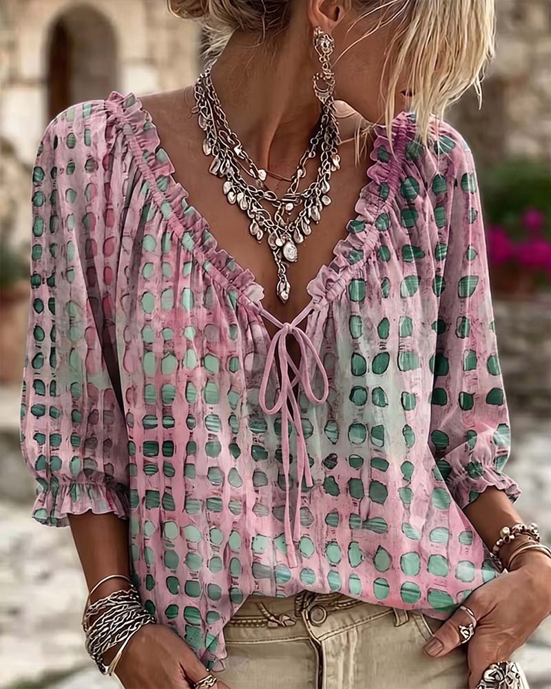 Juliette | Elegante Polka Dot Blouse