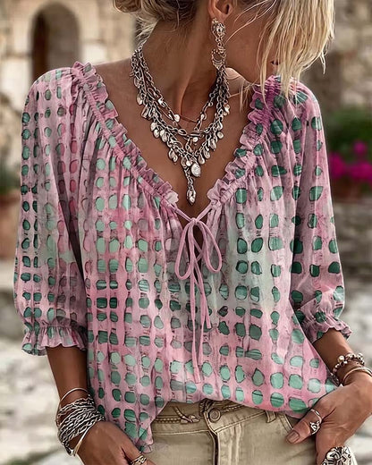 Juliette | Elegante Polka Dot Blouse