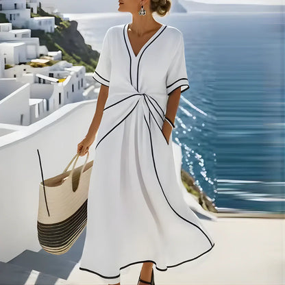Lunara | Elegante Jurk met Flatterende Taille