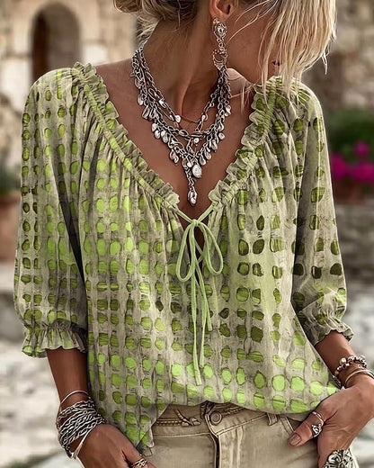 Juliette | Elegante Polka Dot Blouse