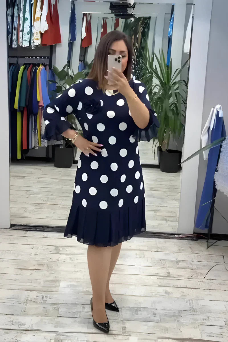 Zelora | Elegante midi-jurk met tijdloze flair