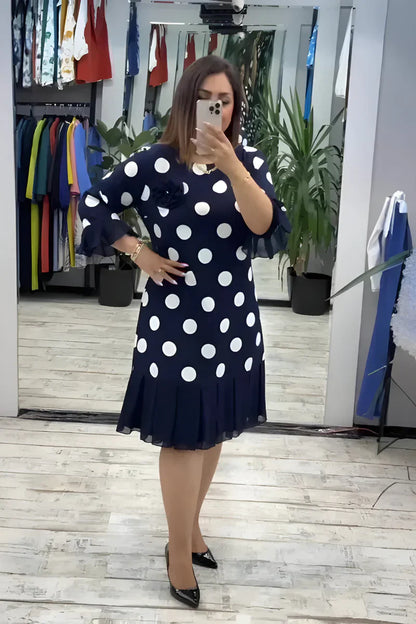 Zelora | Elegante midi-jurk met tijdloze flair