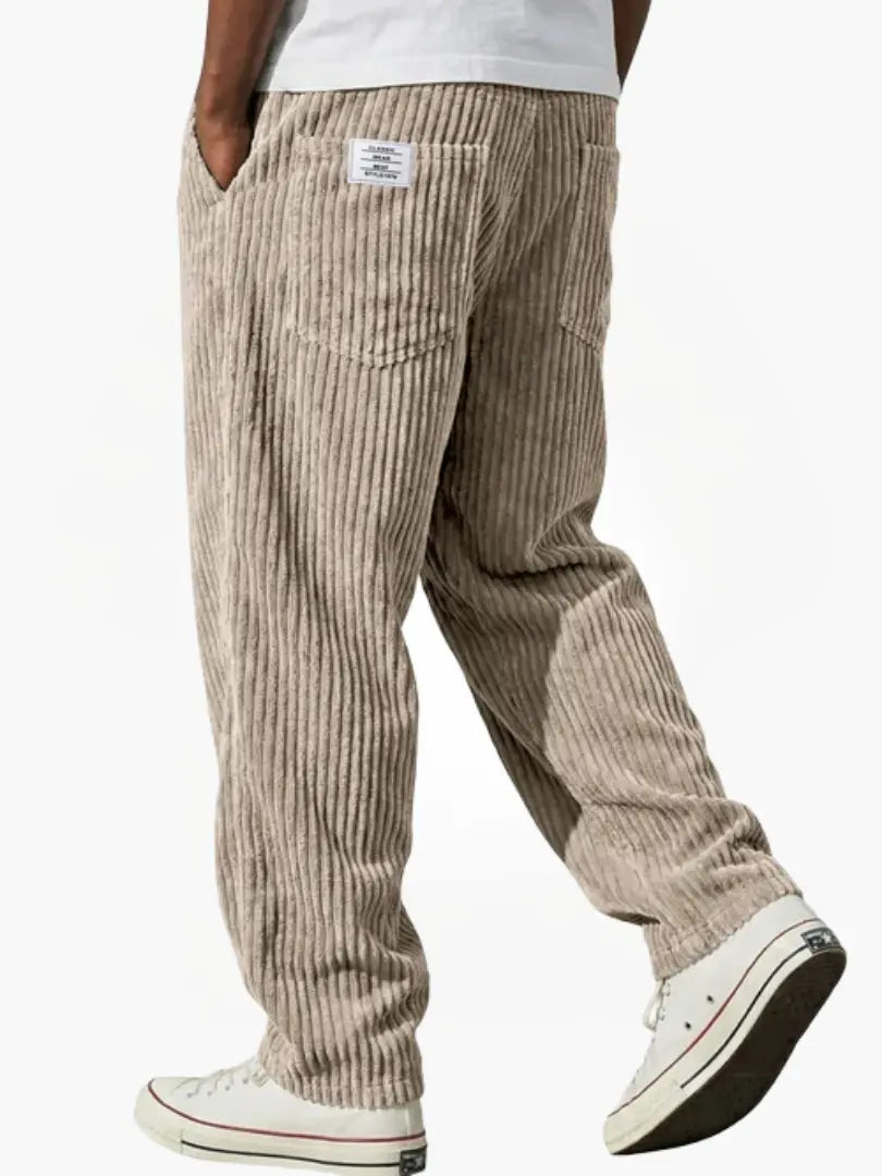 Leandro | Ribfluwelen Comfortbroek