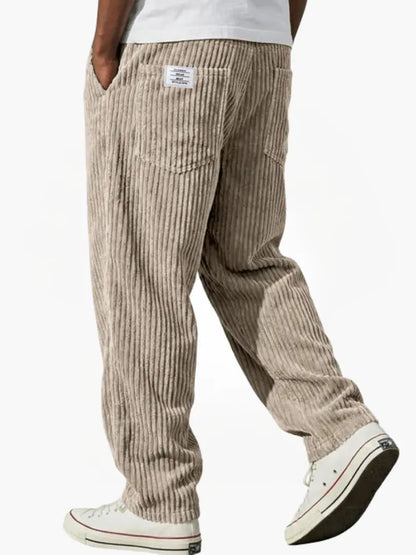 Leandro | Ribfluwelen Comfortbroek