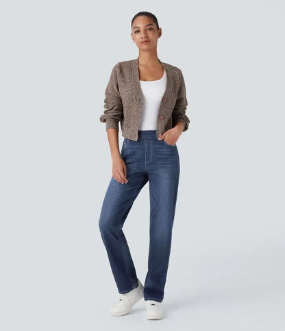 Romélia | Hoge Taille Ultra Comfortabele Broek met Casual Chic Stijl