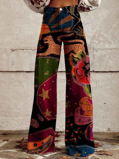 Valerina | Boho Vintage Elegante en Comfortabele Broek