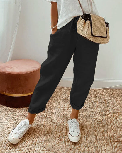 Fiorella | Casual Damesbroek met Ademend Comfort en Tijdloze Elegantie voor Elke Dag