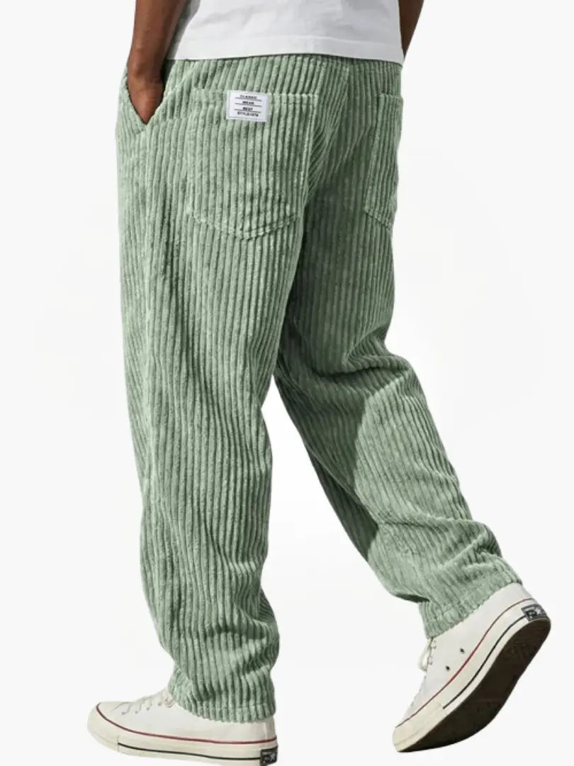 Leandro | Ribfluwelen Comfortbroek