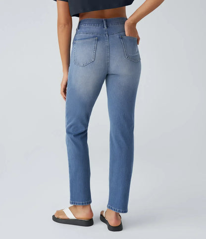 Romélia | Hoge Taille Ultra Comfortabele Broek met Casual Chic Stijl