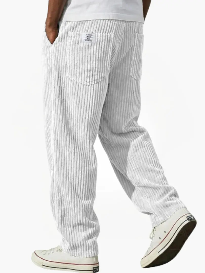 Leandro | Ribfluwelen Comfortbroek