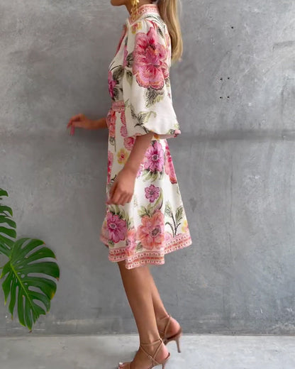 Marielle | Elegante Franse Printjurk