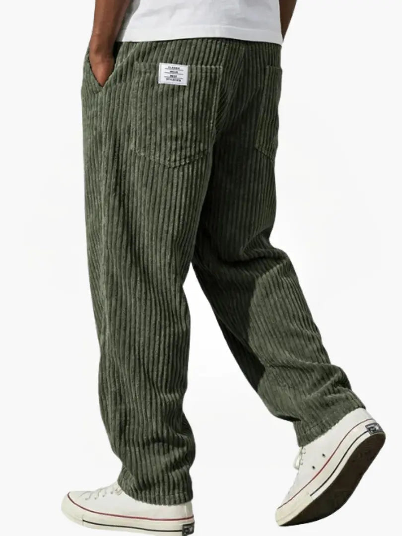 Leandro | Ribfluwelen Comfortbroek