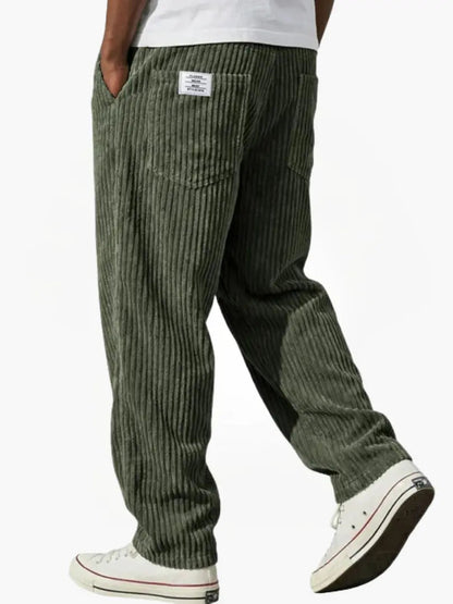 Leandro | Ribfluwelen Comfortbroek