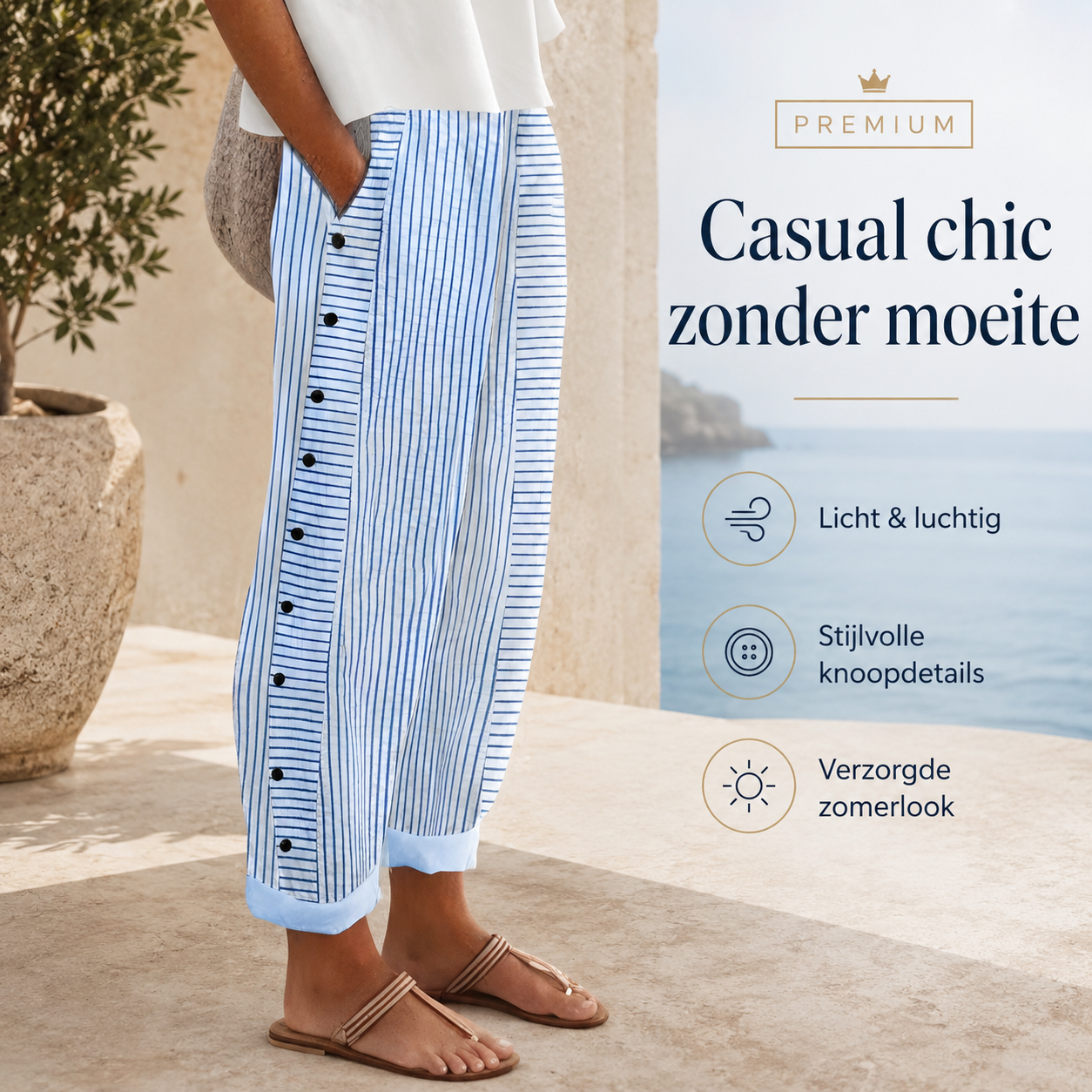 Lorenza | Lichte Zomerbroek (TIJDELIJK 1+1 GRATIS)