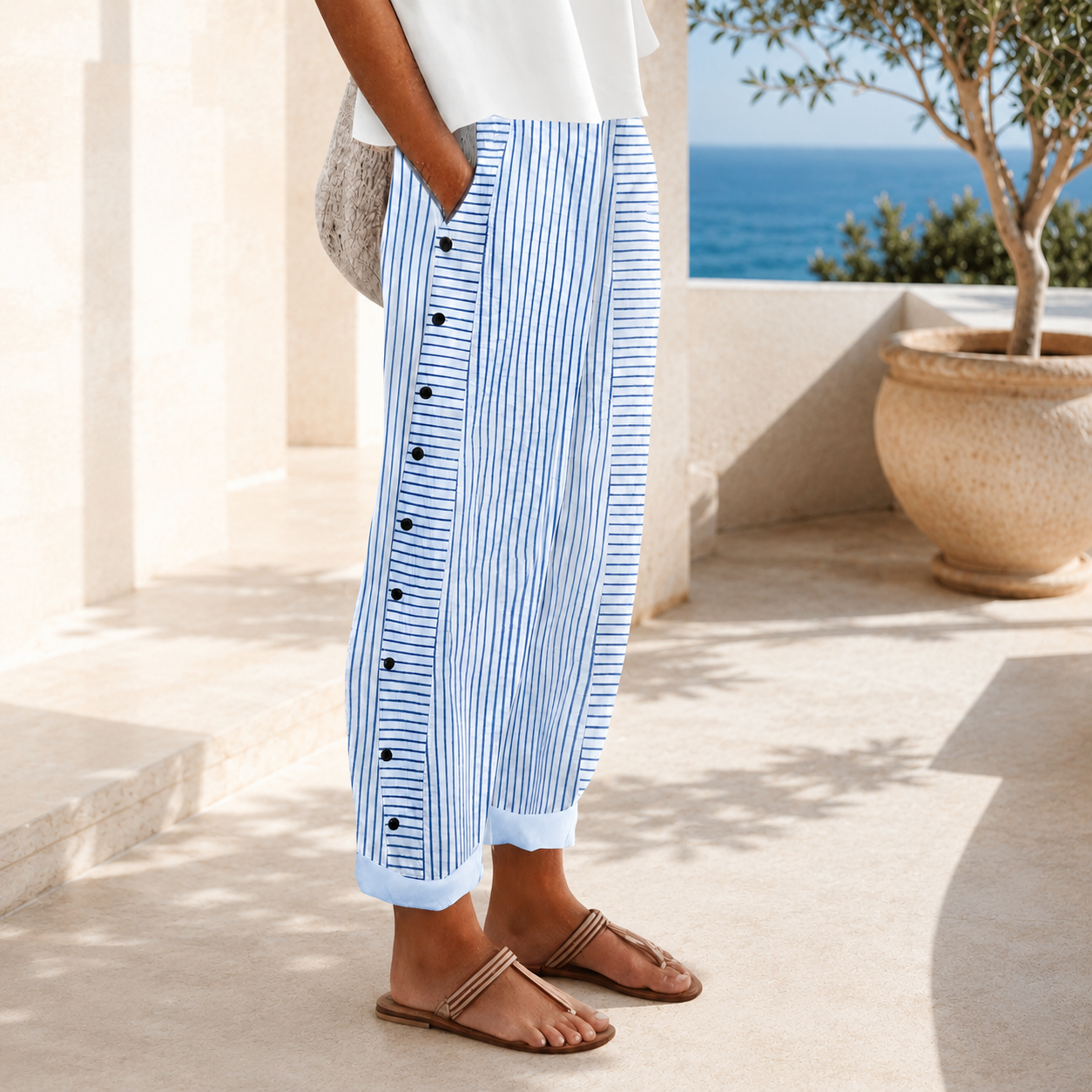 Lorenza | Lichte Zomerbroek (TIJDELIJK 1+1 GRATIS)