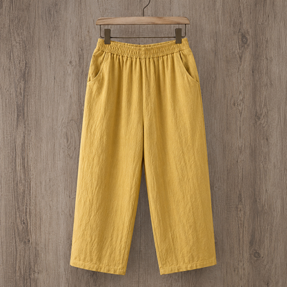 Marlou | Luchtige Linnen Comfortbroek ( TIJDELIJK 1+1 GRATIS)