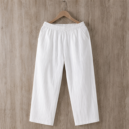 Marlou | Luchtige Linnen Comfortbroek ( TIJDELIJK 1+1 GRATIS)
