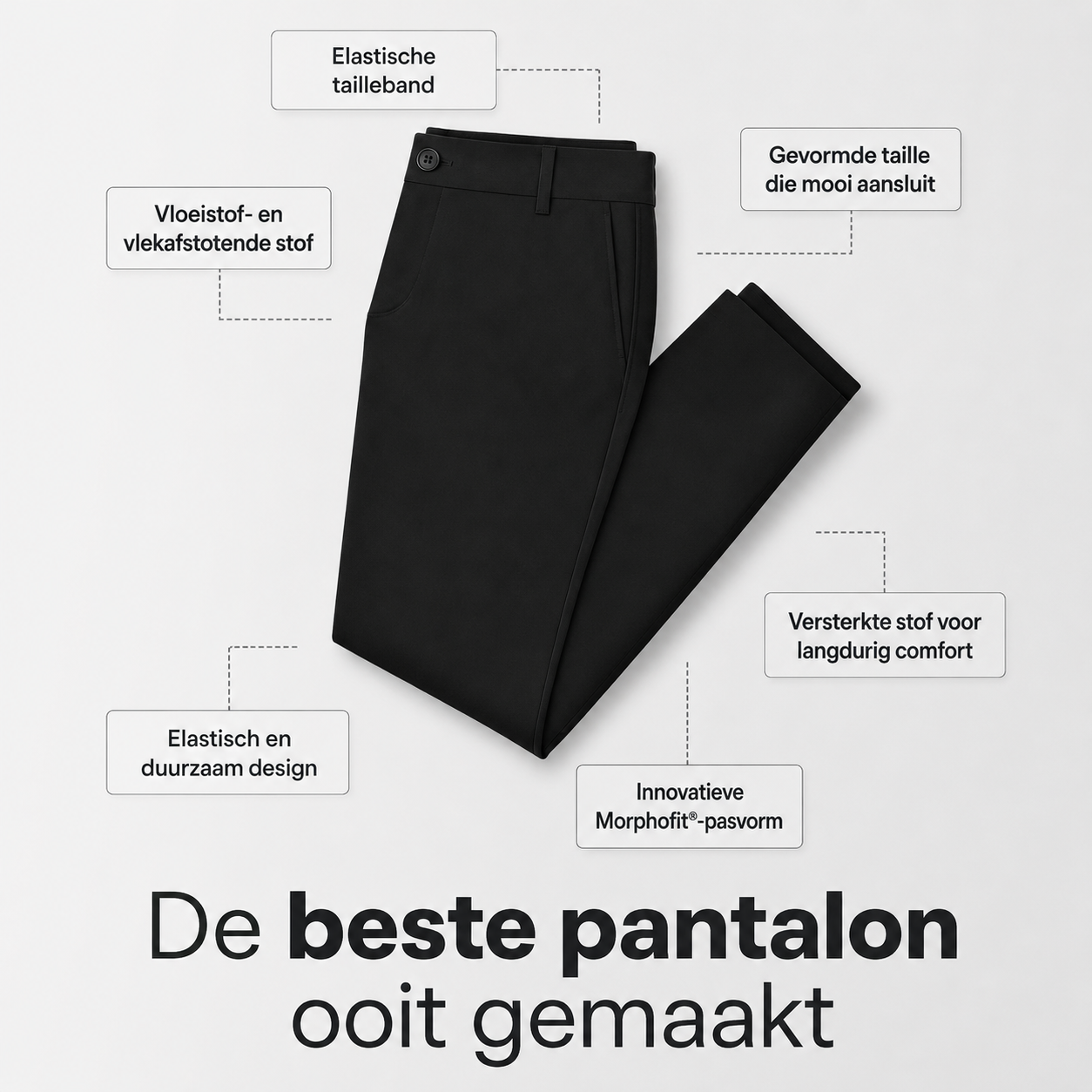Dante | Elastische Comfort Pantalon (TIJDELIJK 1+1 GRATIS)