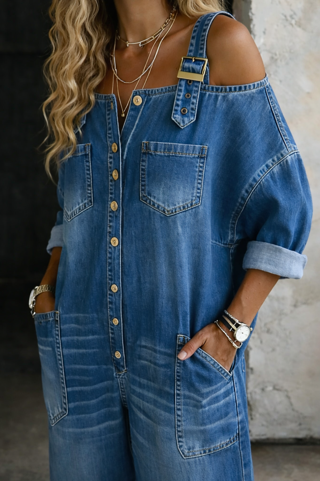 Sophia | Elegante Denim Jumpsuit