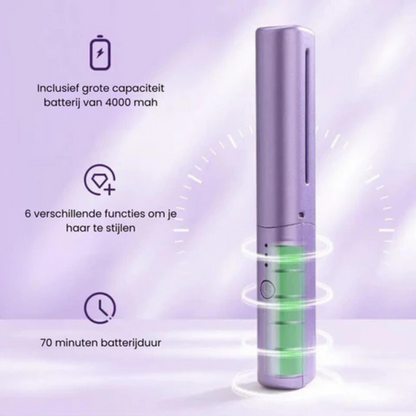 Draagbare stijlkam - Perfect haar altijd en overal!