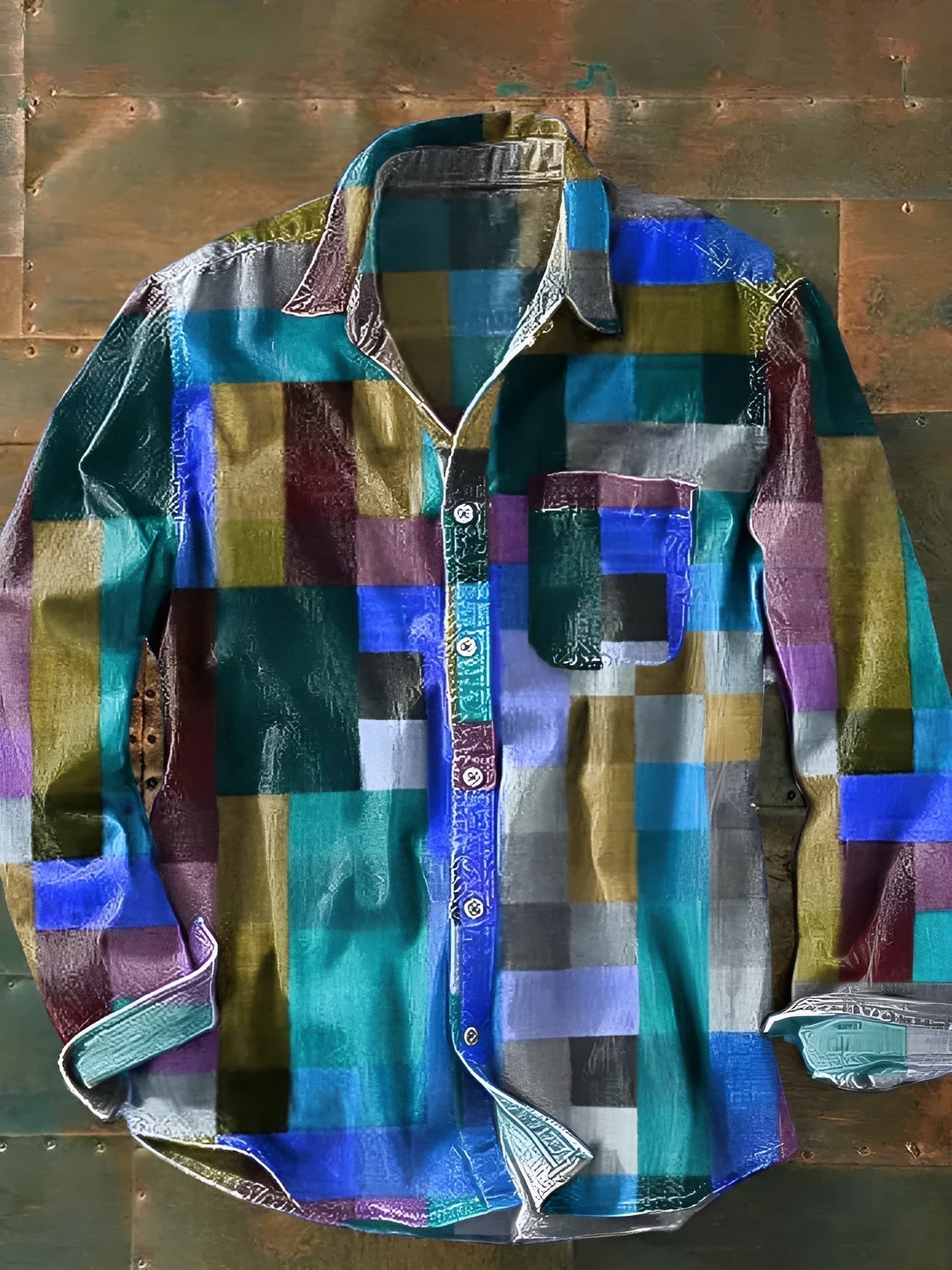 Rafael | Comfort Patchwork Overhemd