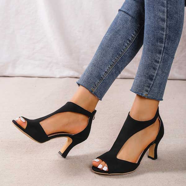 Bellina | Orthopedische Sandalen met Stabiele Hak en Comfort