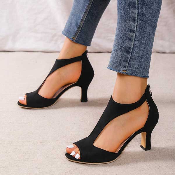 Bellina | Orthopedische Sandalen met Stabiele Hak en Comfort