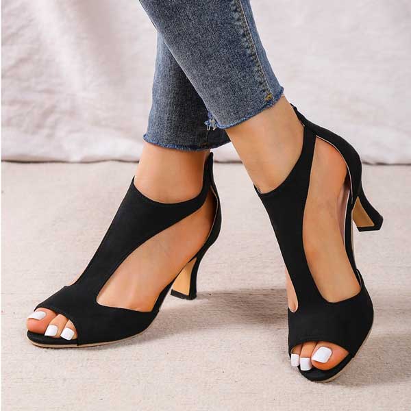 Bellina | Orthopedische Sandalen met Stabiele Hak en Comfort