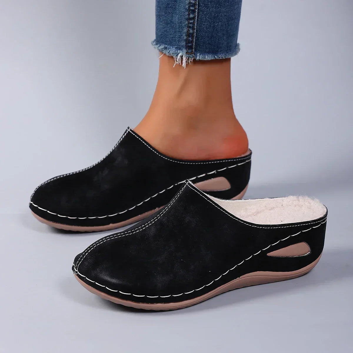Avelina | Orthopedische Pantoffels met Dagelijks Comfort en Tijdloze Huisstijl