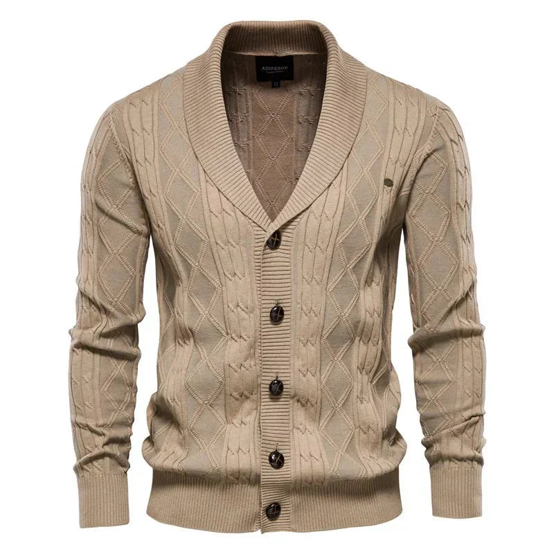 Levanto | Heren Cardigan met Knopenlijst