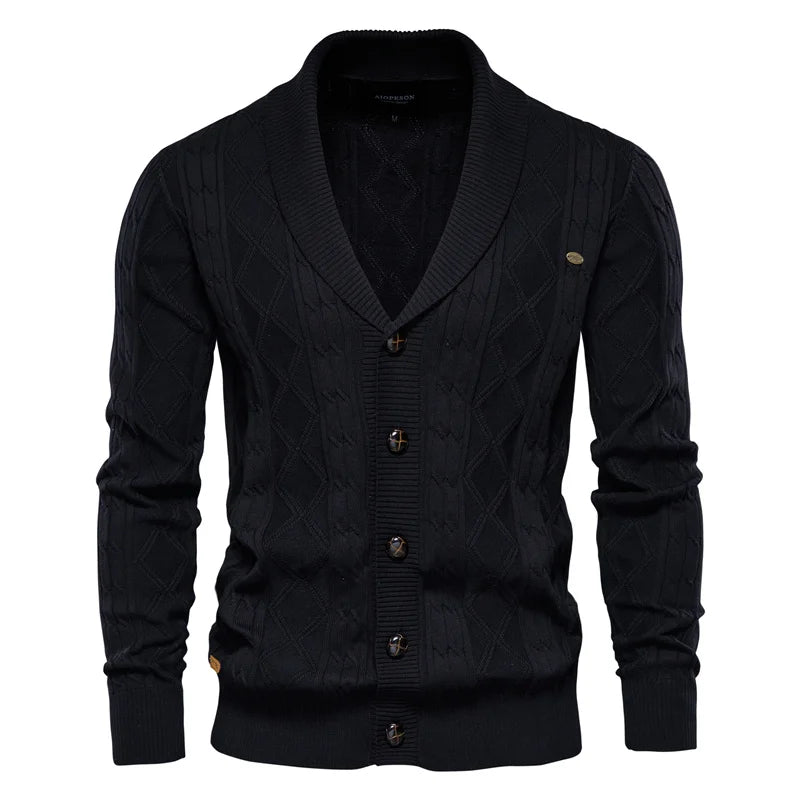 Levanto | Heren Cardigan met Knopenlijst