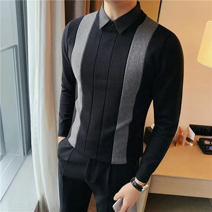 Valento | Klassieke Gestreepte Trui