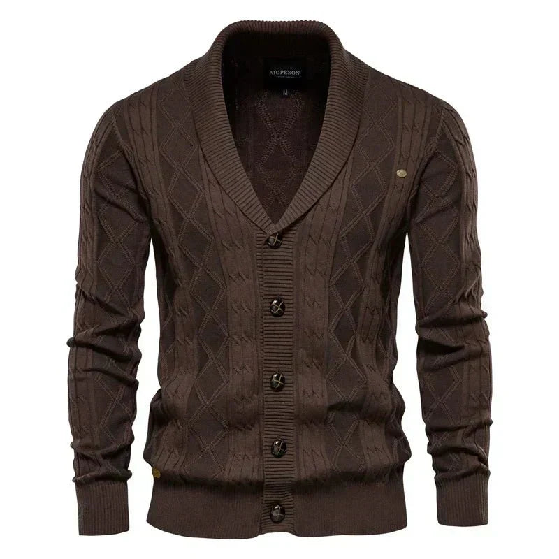 Levanto | Heren Cardigan met Knopenlijst