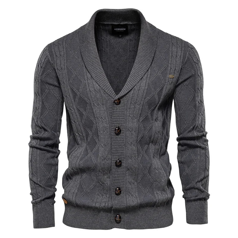 Levanto | Heren Cardigan met Knopenlijst
