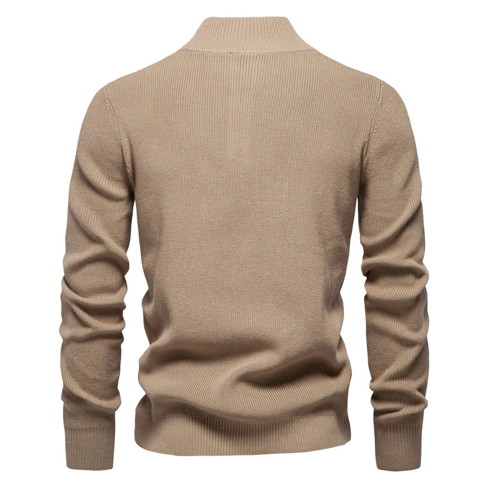 Alvero | Stijlvolle Heren Sweater met Knopontwerp