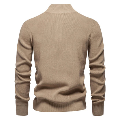 Alvero | Stijlvolle Heren Sweater met Knopontwerp