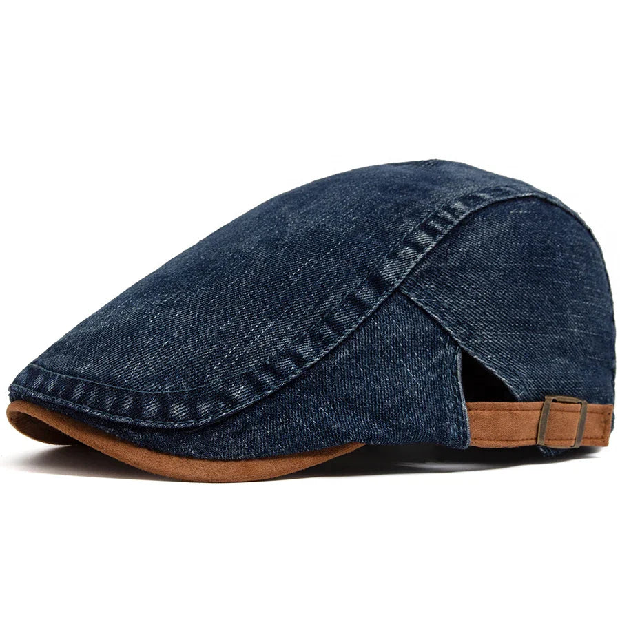 Vince | Tijdloze Denim Flat Cap (TIJDELIJK 1+1 GRATIS)