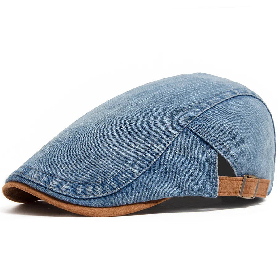 Vince | Tijdloze Denim Flat Cap (TIJDELIJK 1+1 GRATIS)