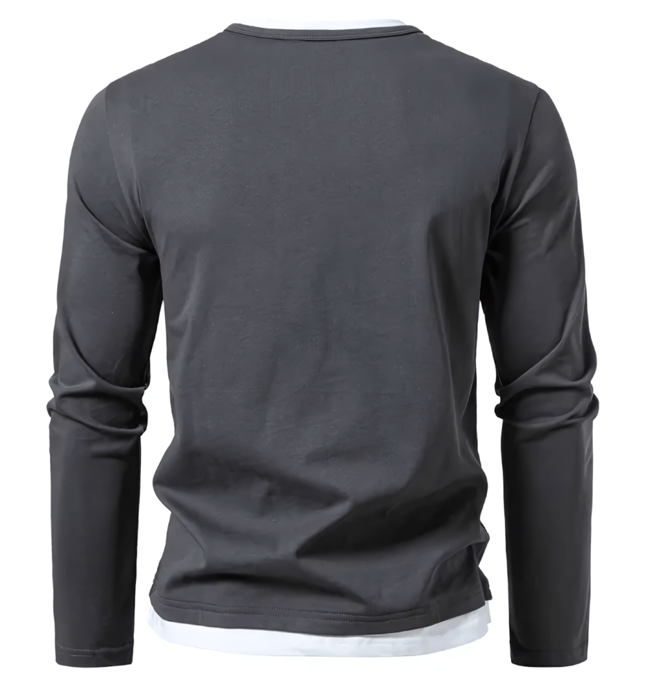 Bellaro | Premium Langarmshirt Gemaakt van Gepeigde Katoen