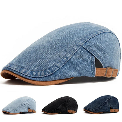 Vince | Tijdloze Denim Flat Cap (TIJDELIJK 1+1 GRATIS)