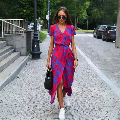 Esméa | Elegante Wikkeljurk met Flatterende Pasvorm